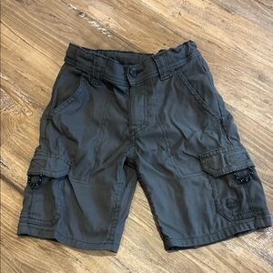 Boys Wrangler Gray Cargo Shorts